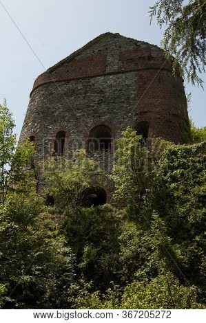 Ancient Forte Sperone On The Heights Of The City Of Genoa