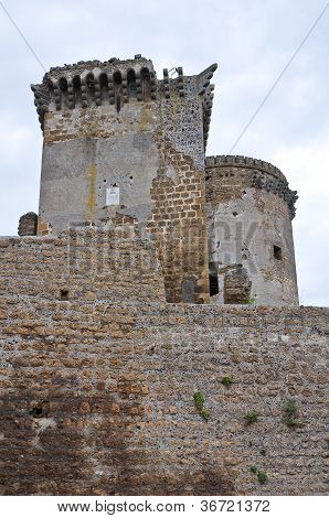 ・ ボルジア城 Nepi の。ラツィオ。イタリア。
