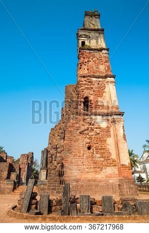 Church Of St. Augustine Is A Ruined Church Complex Located In Old Goa In India