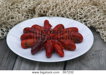 Плита вареные раки