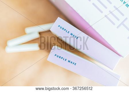 Heating Tobacco Sticks New Box Heets Purple Wave With Iqos 3.0, Iqos Tobacco Product Technologies By