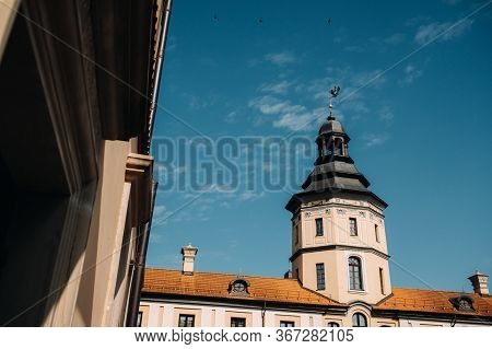 Medieval Castle In Nesvizh, Minsk Region, Belarus.nesvizh Castle