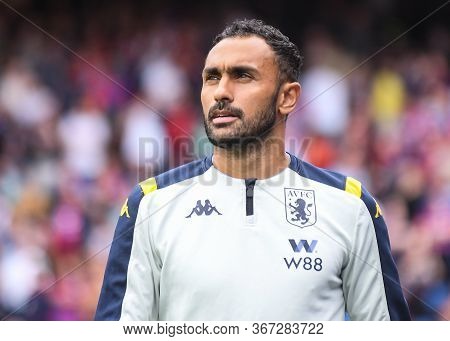 London, England - August 31, 2019: Ahmed Elmohamady Of Villa Pictured Ahead Of  The 2019/20 Premier 