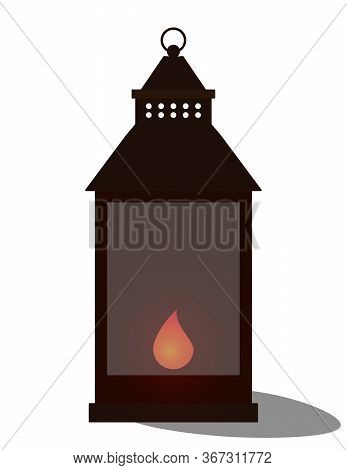 Vintage Lantern Vector Illustration. Lantern Icon For Web,mobile,ui