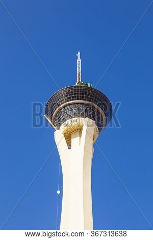 Las Vegas, Usa - June 15, 2012:  Stratosphere Tower In Las Vegas. Stratosphere Tower, 1,149 Ft (350.