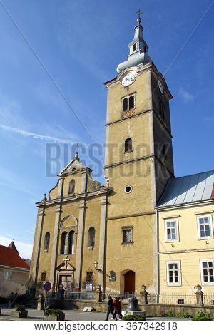 KRIZEVCI, CROATIA - OCTOBER 01, 2012: Saint Anne's Church in Krizevci Croatia