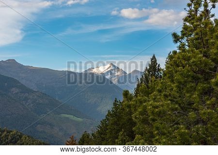 Landscape Of Parc Natural Comunal De Les Valls Del Comapedrosa National Park In Andorra.