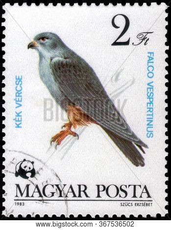 Saint Petersburg, Russia - May 17, 2020: Postage Stamp Issued In The Hungary With The Image Of The R