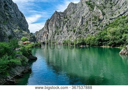 Matka Canyon And Matka Lake - Located West Of Central Skopje, North Macedonia. It Is One Of The Most