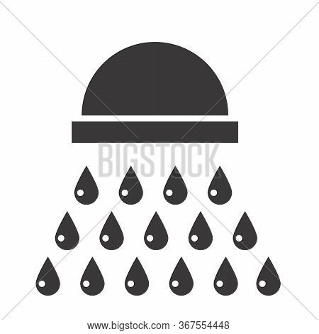 Shower Head Icon In Trendy Design Style. Shower Head Icon Isolated On White Background. Shower Head 