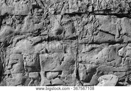 Black Or Gray Marble Background. Wall And Panel Marble Pattern For Architecture And Interior Design 