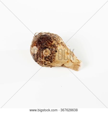 Satoimo, Sweet Taros On The White Background