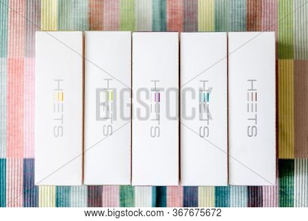 Heating Tobacco System Iqos With Heets Sticks, Iqos Tobacco Product Technologies.