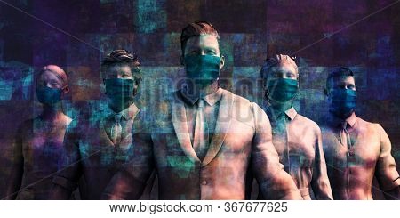 Unsung Heroes and Forgotten During Coronavirus Pandemic 3D Render