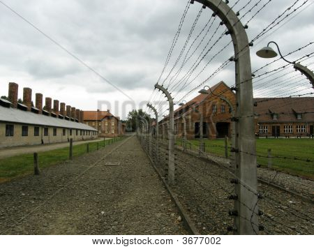 Auschwitz - kuchnia w pobliżu obudowa