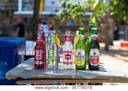 Bali, Indonesia - September 20th 2019 -a Variety Brands Of Alcoholic Beverages, Bintang, Radler Bali