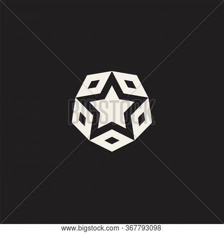 Star Logo Element Vector Emblem Modern Design