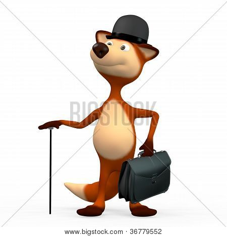 Feurige Füchse der Gentleman.
