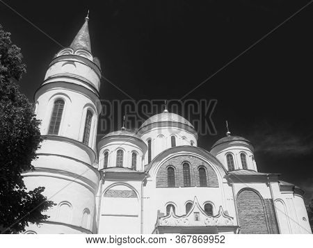 Transfiguration Cathedral In Chernihiv. One Of The Oldest Monumental Buildings In Ukraine. The Main 