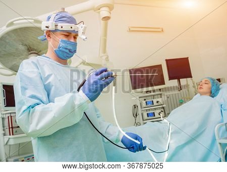 Endoscopic Sinus Surgery. Laser Vaporization Of Nasal Concha
