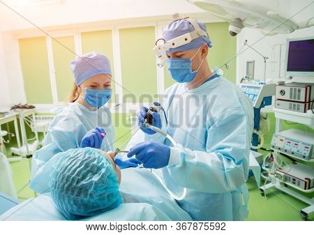 Endoscopic Sinus Surgery. Laser Vaporization Of Nasal Concha