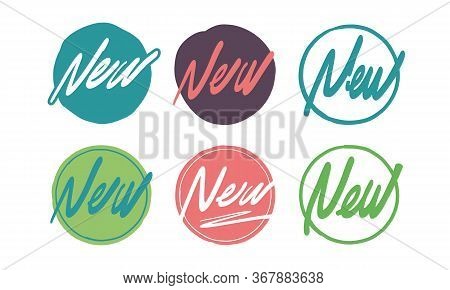 New Labels, Icons And Stickers. Set Of Vector.
Hand Draw Vector Illustration For Flyers, Posters, Ca