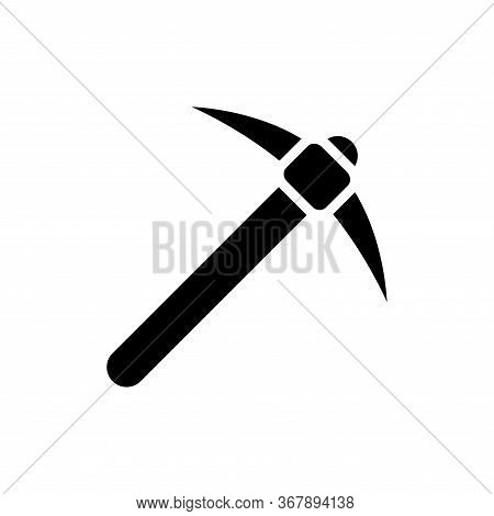 Pick Ax Icon Flat Vector Template Design Trendy