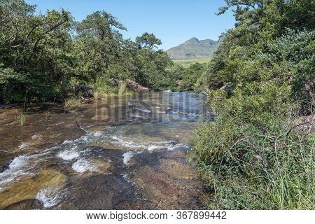 The Mahai River Cascading Over Rocks Upstream From The Cascades