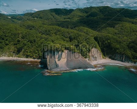 Skala Kiseleva Is A Natural Monument On The Territory Of The Tuapse District Of The Krasnodar Territ