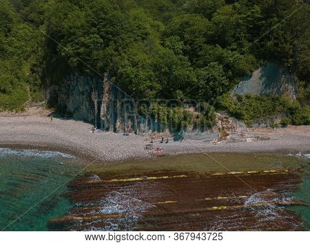Skala Kiseleva Is A Natural Monument On The Territory Of The Tuapse District Of The Krasnodar Territ