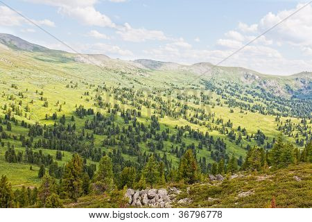 View from mountains peak