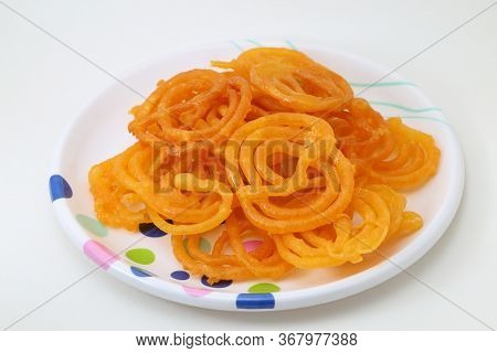 Indian Sweet Or Dessert Jalebi