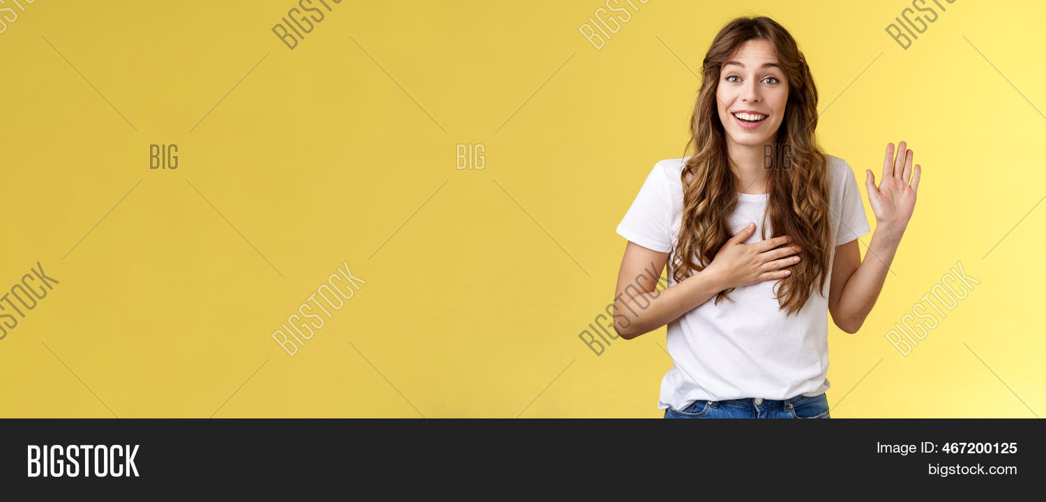 Fun Introduction Woman Girl Introduce Herself Image & Photo (Free Trial) | Bigstock
