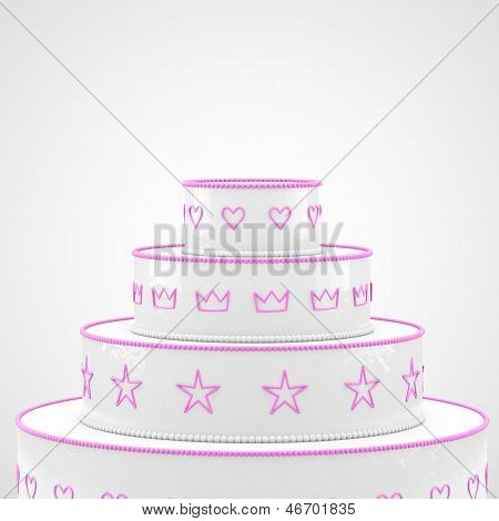 white cake