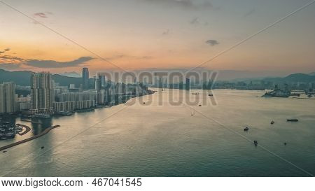 7 Dec 2022 The Cityscape Of The Kowloon Hong Kong
