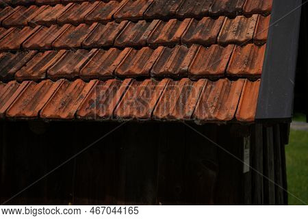 Farmhouse With Lots Of Wood And Stone In Detail