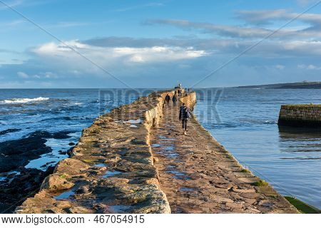Beautiful Embankment Of The City Of St. Andrews On The Shore