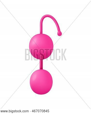 Sex Toys Composition With Realistic Image Of Lovemaking Accessory Isolated On Blank Background Vecto