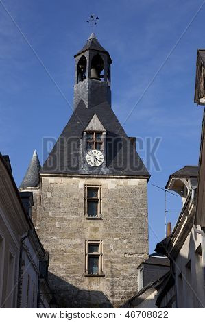 Věž v Amboise, Indre Et Loira, centrum, Francie