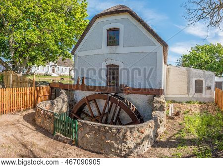 Elim, South Africa - Sep 21, 2022: Building Of The Watermill In Elim, In The Western Cape Province. 