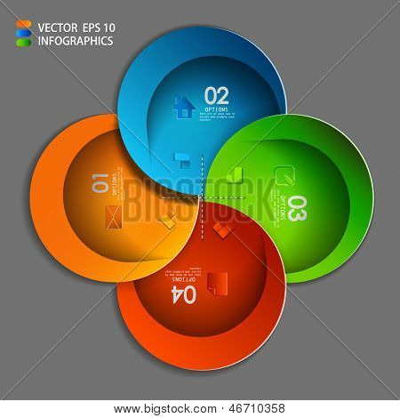 vector paper progress steps for tutorial