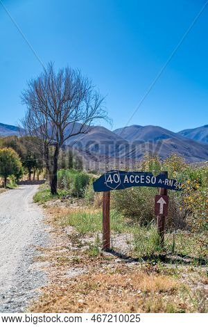 The Famous Road 40 In The Argentine Andes Of South America