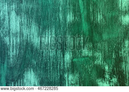 Wonderful Teal, Sea-green Design Shabby Wood Panel Texture - Abstract Photo Background