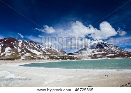 Deserto e montagna sull'Altiplano, bolivia