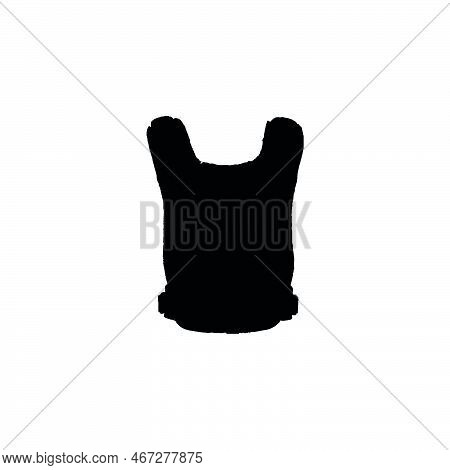 Bulletproof Icon. Simple Style Notifying The Police Poster Background Symbol. Bulletproof Brand Logo