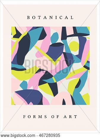 Vector Abstract Geometric Shapes Illustration Art Poster Digital Artwork
