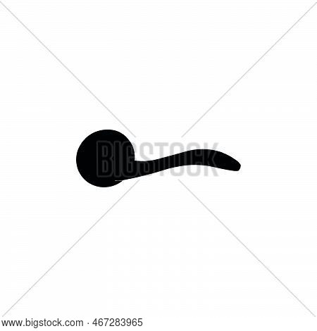 Door Handle Icon. Simple Style Door Company Big Sale Poster Background Symbol. Door Handle Brand Log
