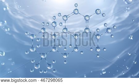 Totarol Molecular Structure, 3d Model Naturally Diterpene, Structural Chemical Formula View From A M