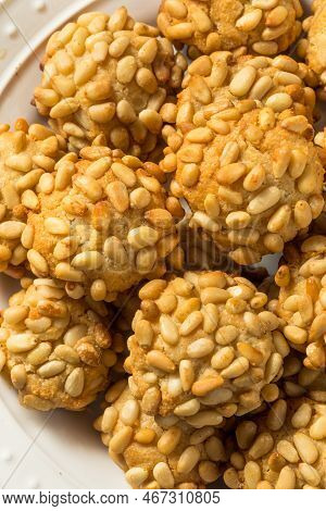 Homemade Italian Pignoli Christmas Cookies