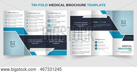 Creative Medical Company Trifold Brochure Design Template